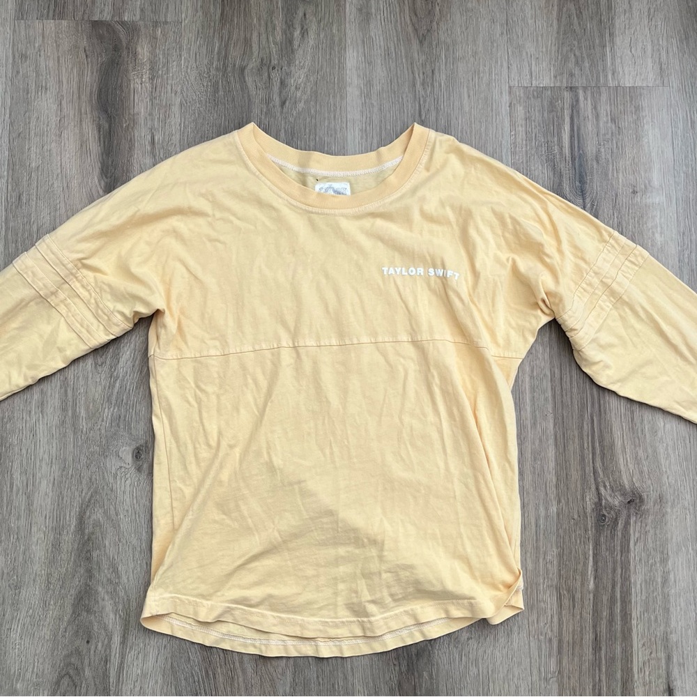 TAYLOR SWIFT “Golden Like Daylight” Yellow Spirit Jersey Long Sleeve